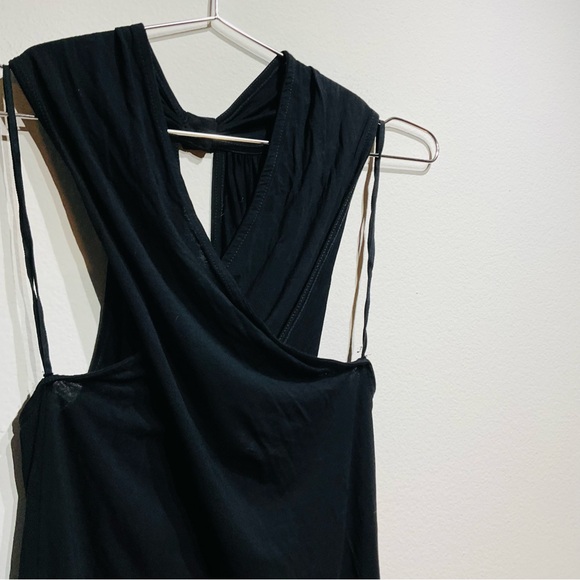 NWT Michael Stars Elegant Black Sleeveless Shirt Size OS - Picture 7 of 11